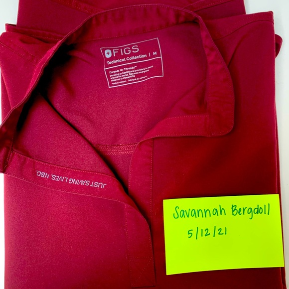 Burgundy FIGS set - Picture 2 of 3